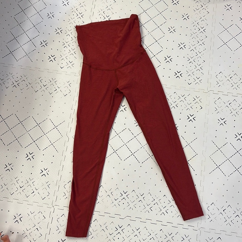 Beyond Yoga Spacedye love the bump midi maternity leggings